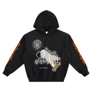“The Wrong Side of History” Heavyweight Hoodie (Black)